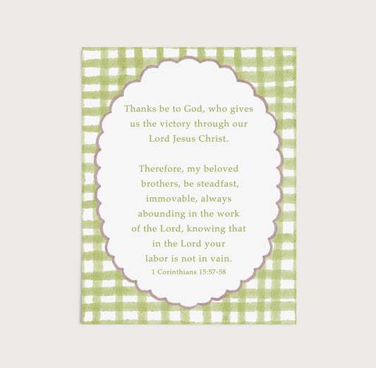 1 Corinthians 15:57-58