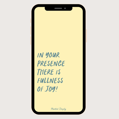 Joy of the Lord Phone Backgrounds