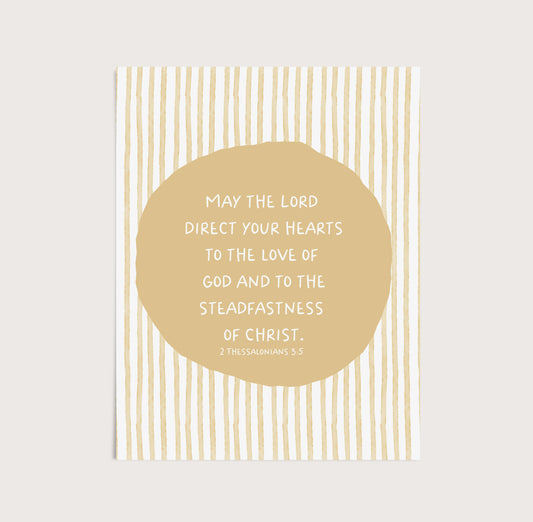 2 Thessalonians 5:5 Art Print