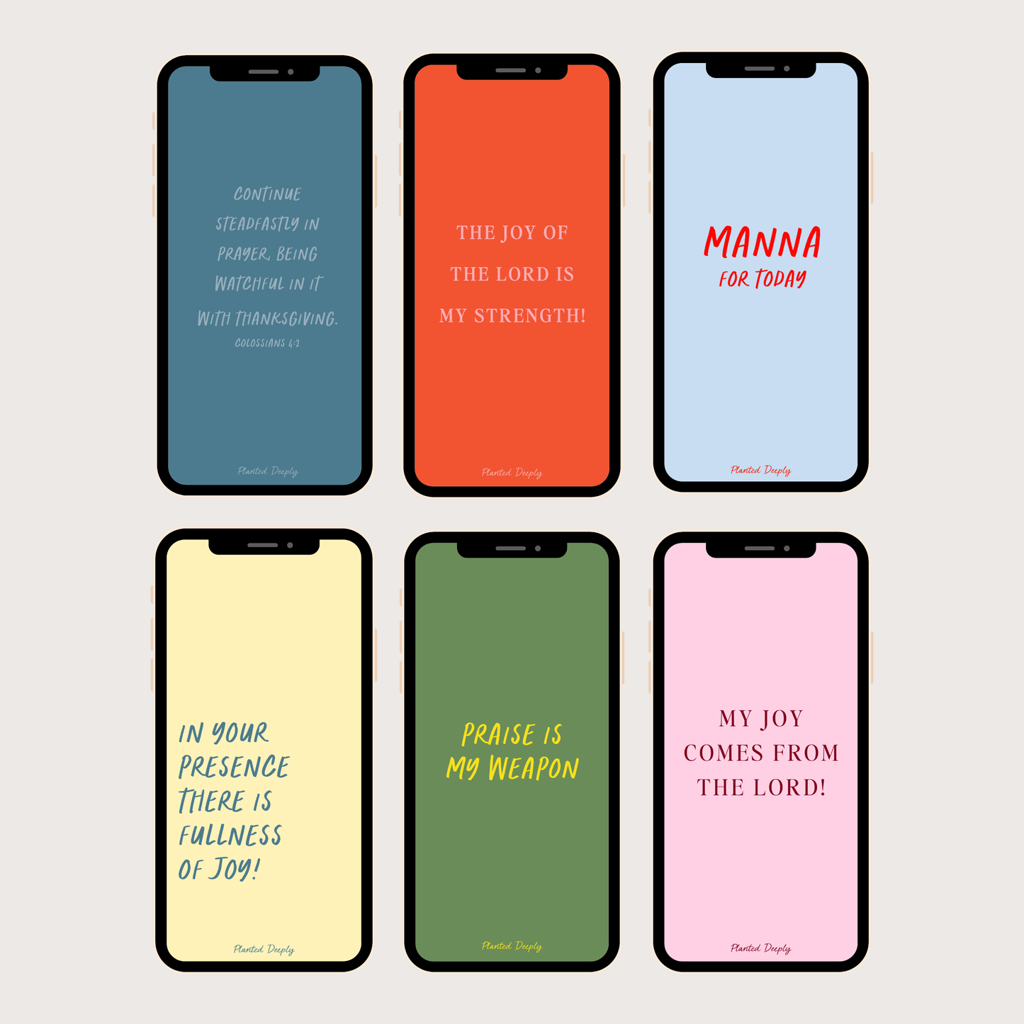 Joy of the Lord Phone Backgrounds