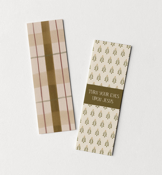 Turn Your Eyes Upon Jesus Bookmark