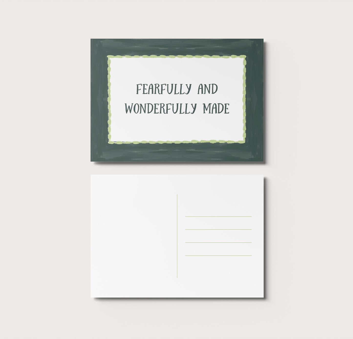 Fearfully and Wonderfully Made Postcard