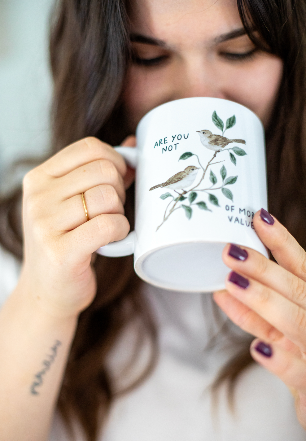 Are You Not Of More Value Mug