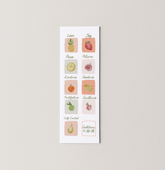 Fruit Of The Spirit Bookmark
