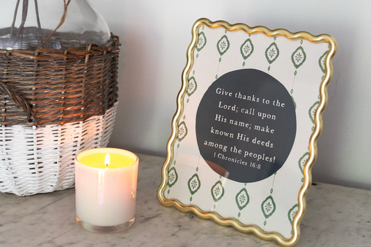 1 Chronicles 16:8 Art Print