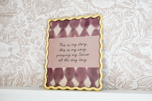 This Is My Story, This Is My Song Art Print