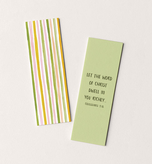 Colossians 3:16 Bookmark
