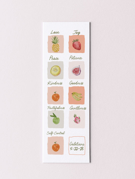 Fruit Of The Spirit Bookmark
