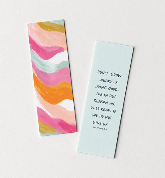 Do Not Grow Weary Bookmark