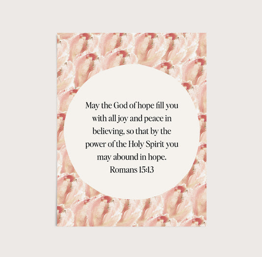 Romans 15:13 Art Print