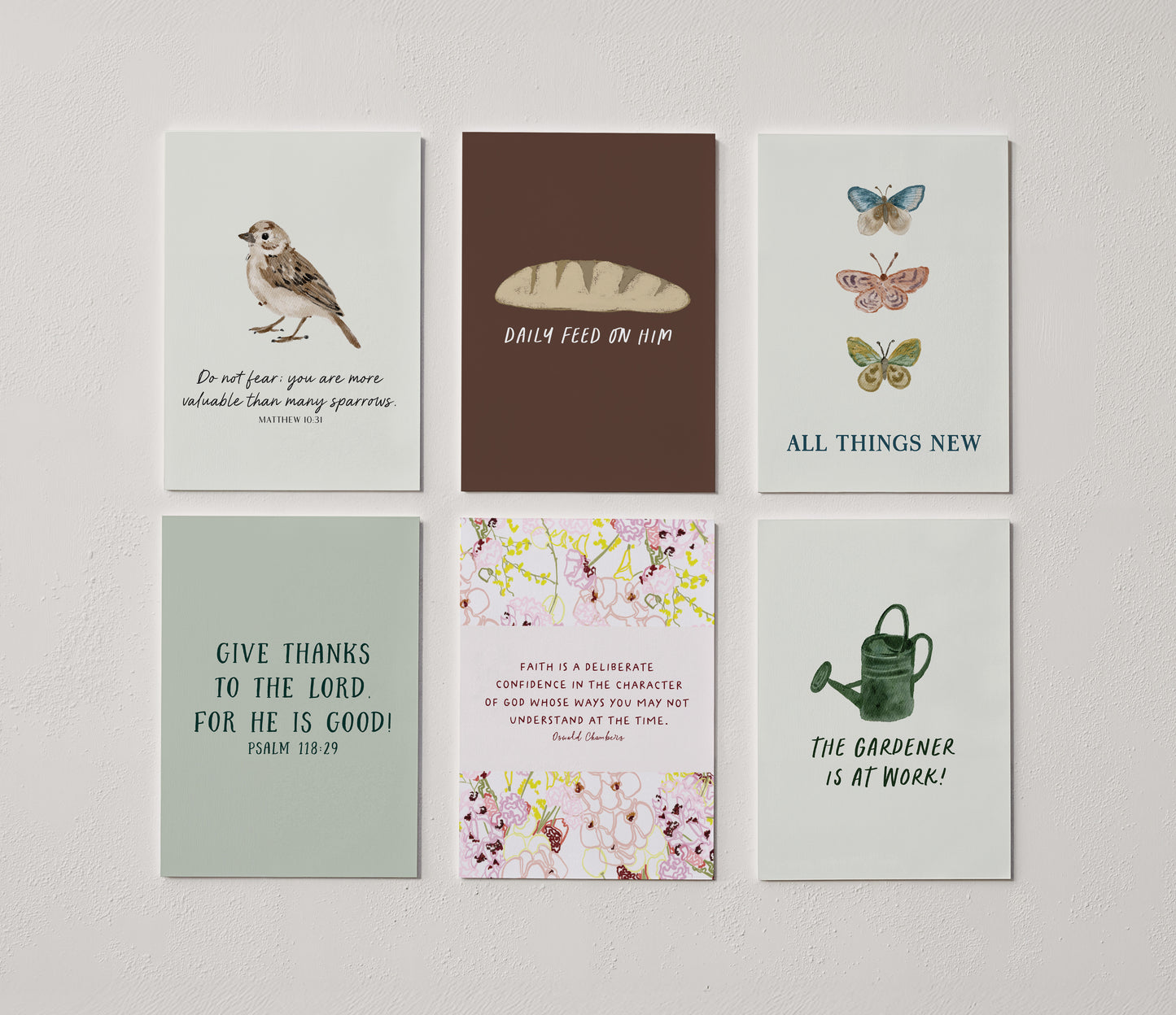 The Gardener Is At Work Card Set