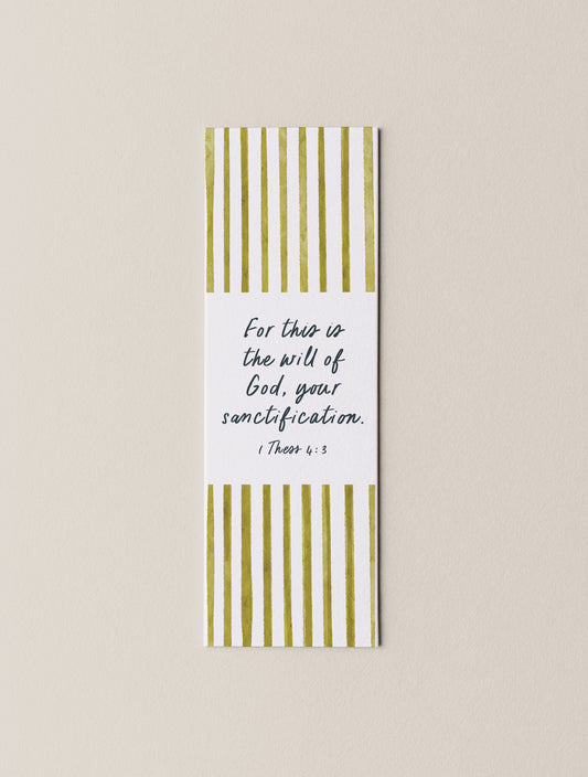 1 Thessalonians 4:3 Bookmark