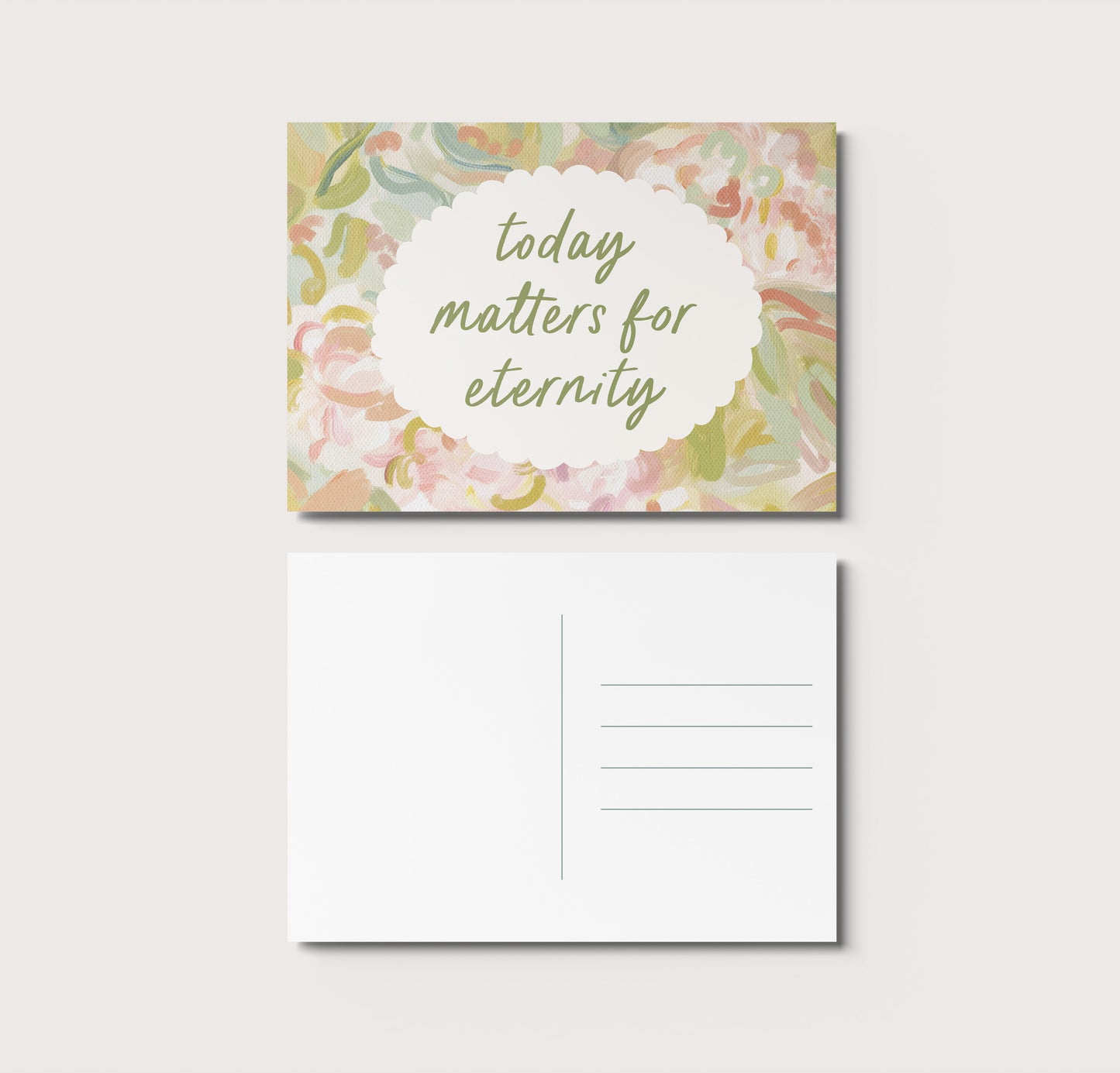 Today Matters For Eternity Postcard